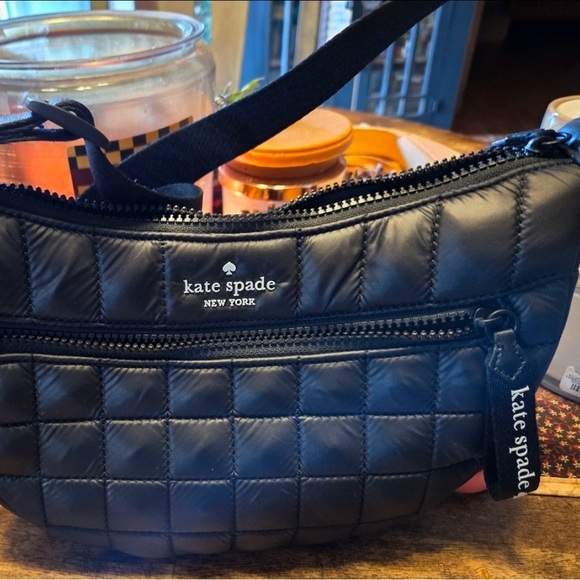 Kate Spade Black Quilted Camden Shoulder Crossbody Bag - Picture 2 of 5